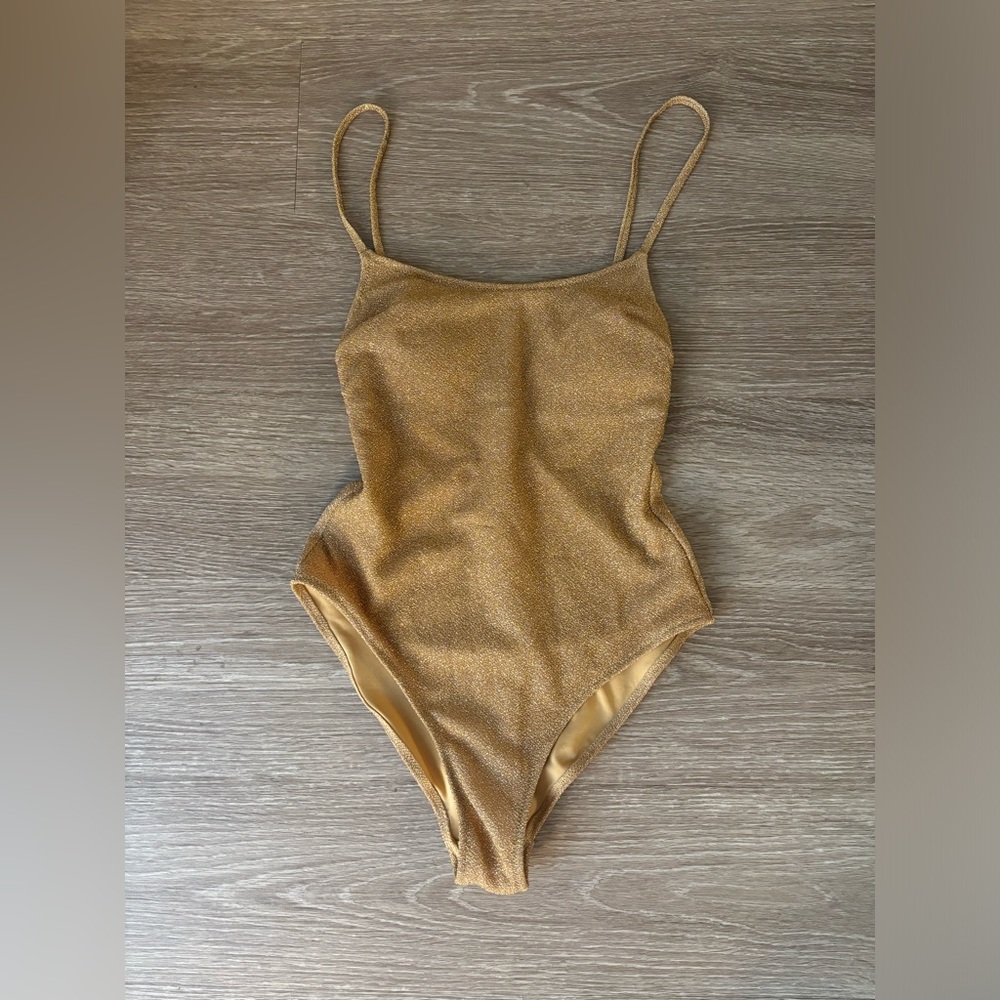 Gold H&M One Piece Swimsuit xxs